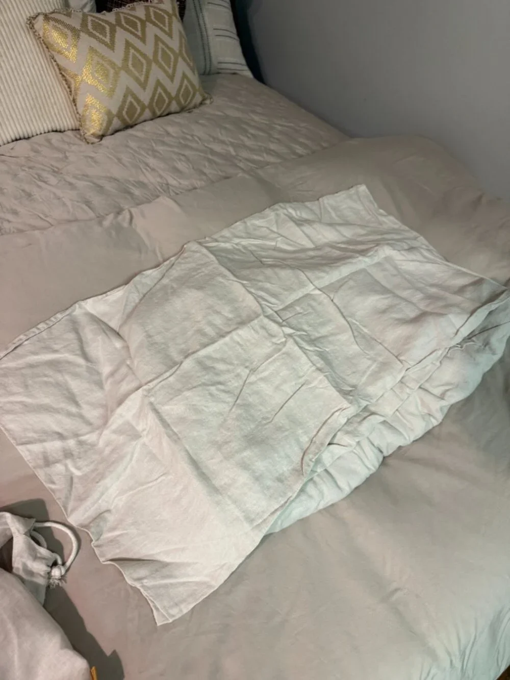 Quince European Linen Chambray Duvet Cover Set KING with Shams